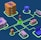 A digital illustration of a network diagram featuring interconnected servers, laptops, and nodes. The nodes are organized in a grid form and connected by glowing lines, centered around a power symbol. Various symbols are present on the servers.